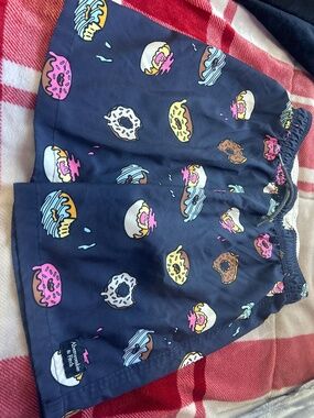 Abercrombie & Fitch boys swim trunks.  Doughnut theme